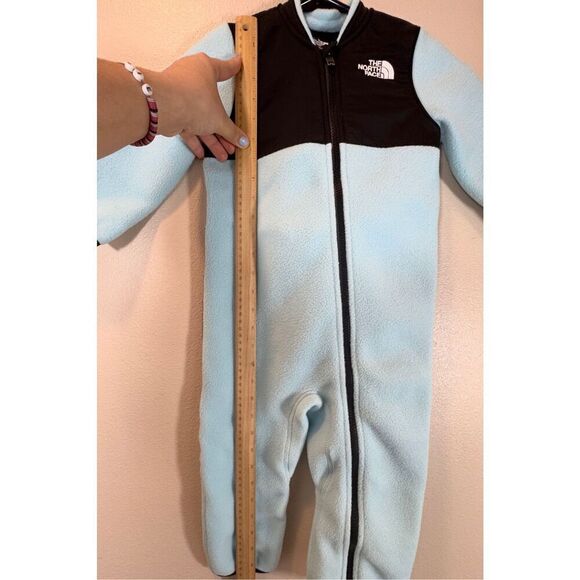 NWOT The North Face Baby Denali One-Piece Heavyweight Polartec Fleece Set 18-24M - Picture 9 of 12